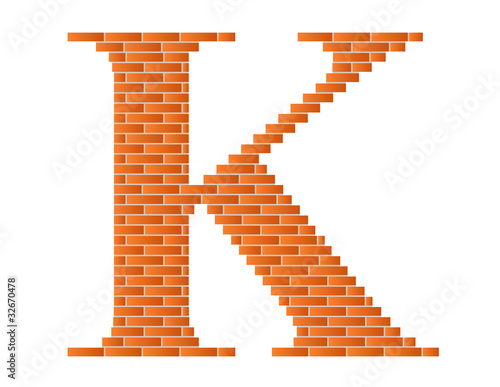The letter K.