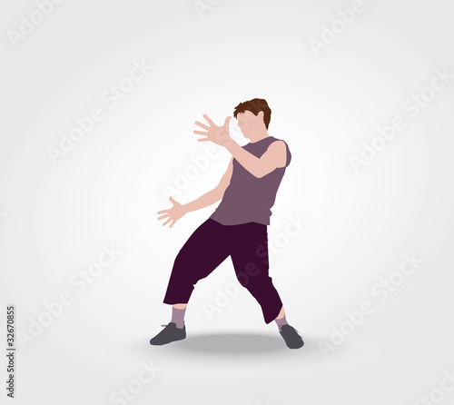 Silhouette de sportif