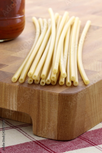 delicious fancy pasta ingredients photo