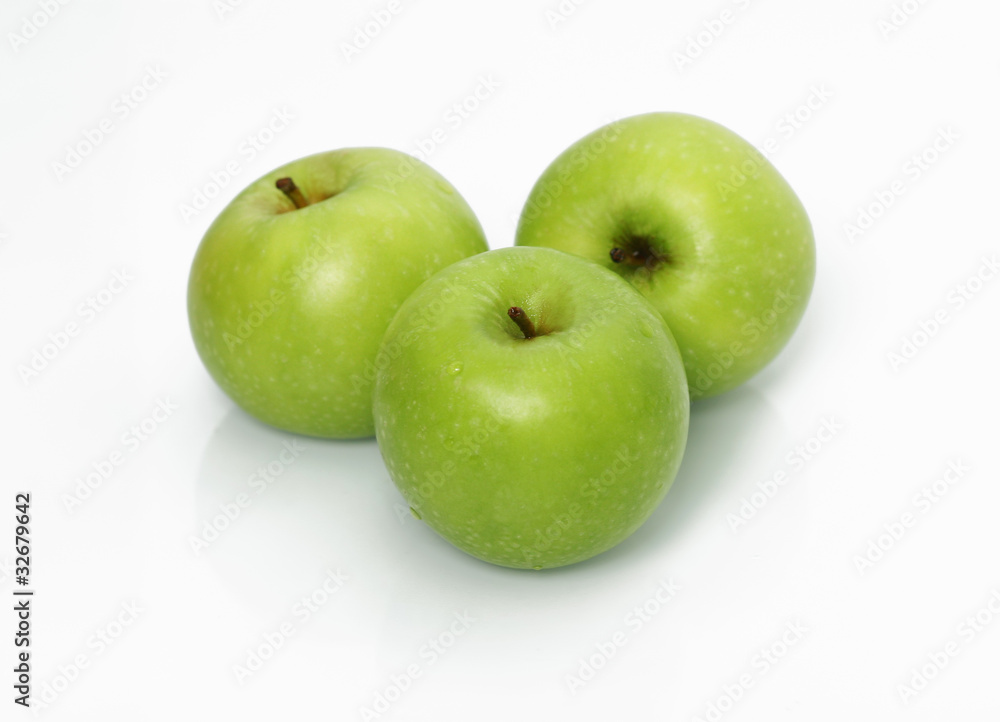 three green apple