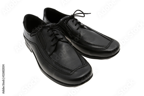 Pair of black shoes