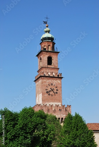 Bramante tower, Sforzesco castle, Vigevano, Pavia, Italy © Crisferra