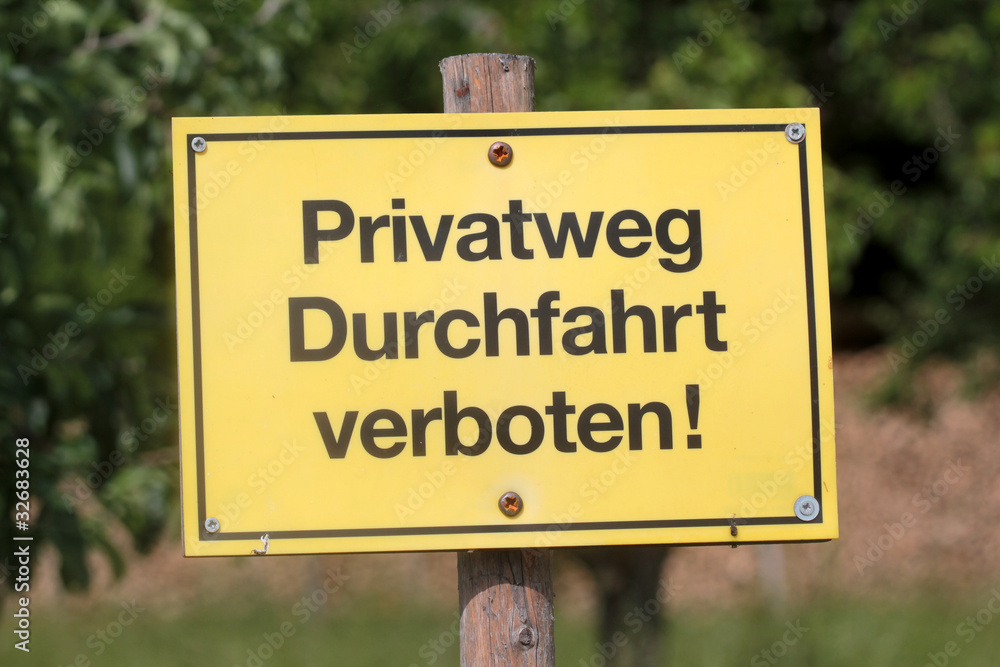 Privatweg