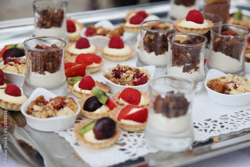 plateau de petits fours