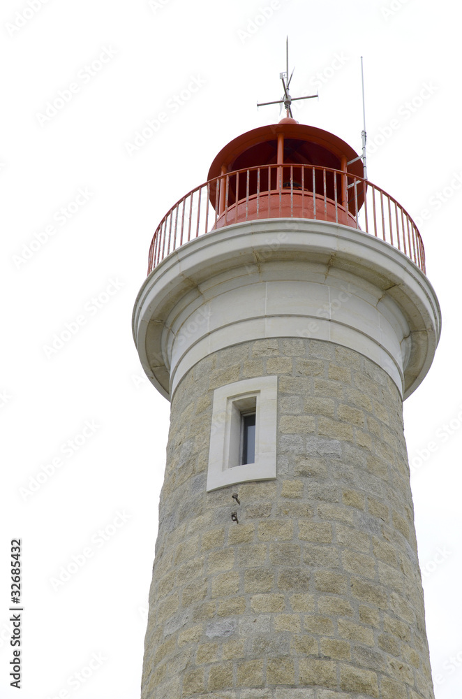 phare isolé sur fond blanc phare isolé sur fond blanc