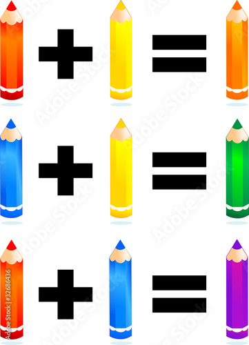 Colori primari e secondari-Primary and secondary colors
