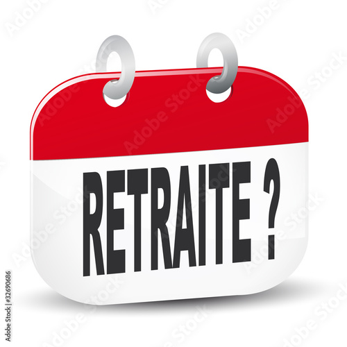 vecteur calendrier retraite