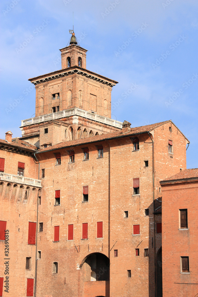 Ferrara castle, Italy