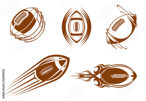 Rugby and football mascots