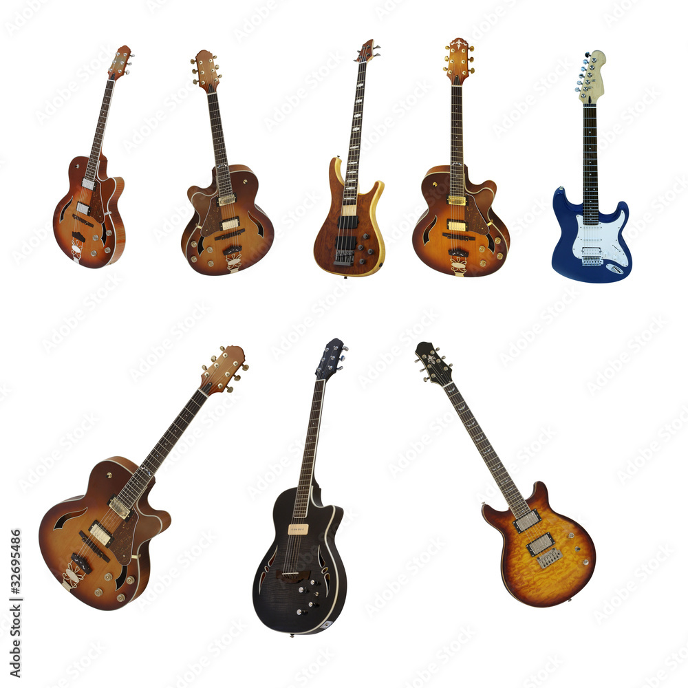 Naklejka premium electric guitares