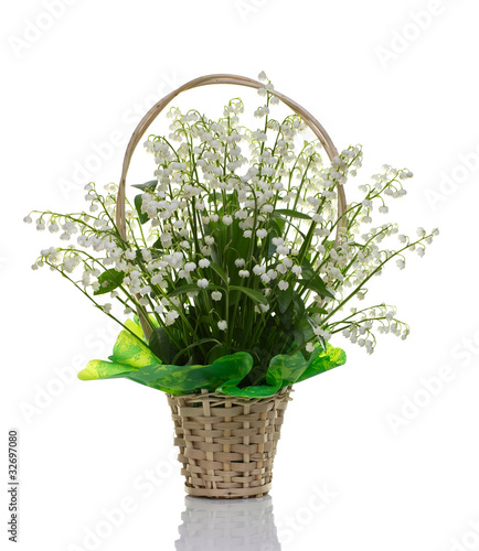 Bouquet  lily of the valley.