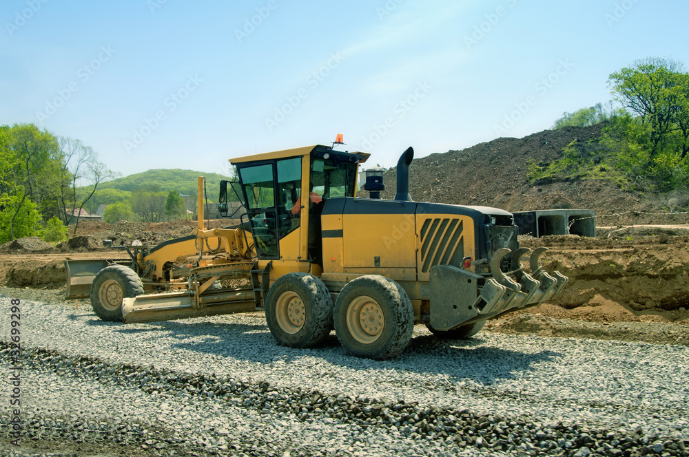 Obraz premium bulldozer