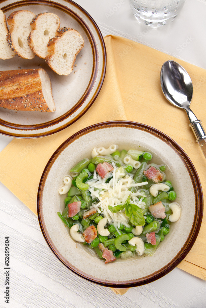 Minestrone soup Minestrone soup