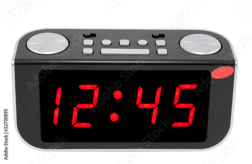 Abstract Digital electronic clock