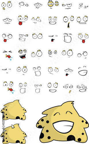 cute cartoon set