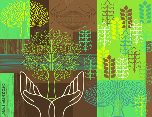 Save nature - Eco poster