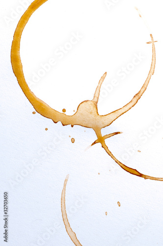 Coffee stain