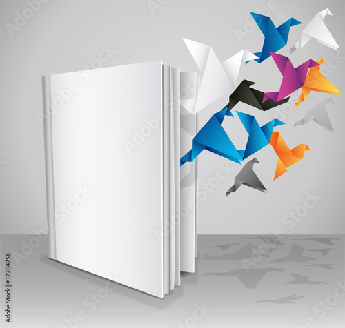 Free your knoledge, Blank Book, Creative Book Presentation.
