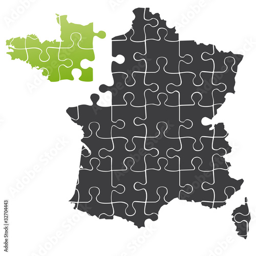 carte de france, vecteur
