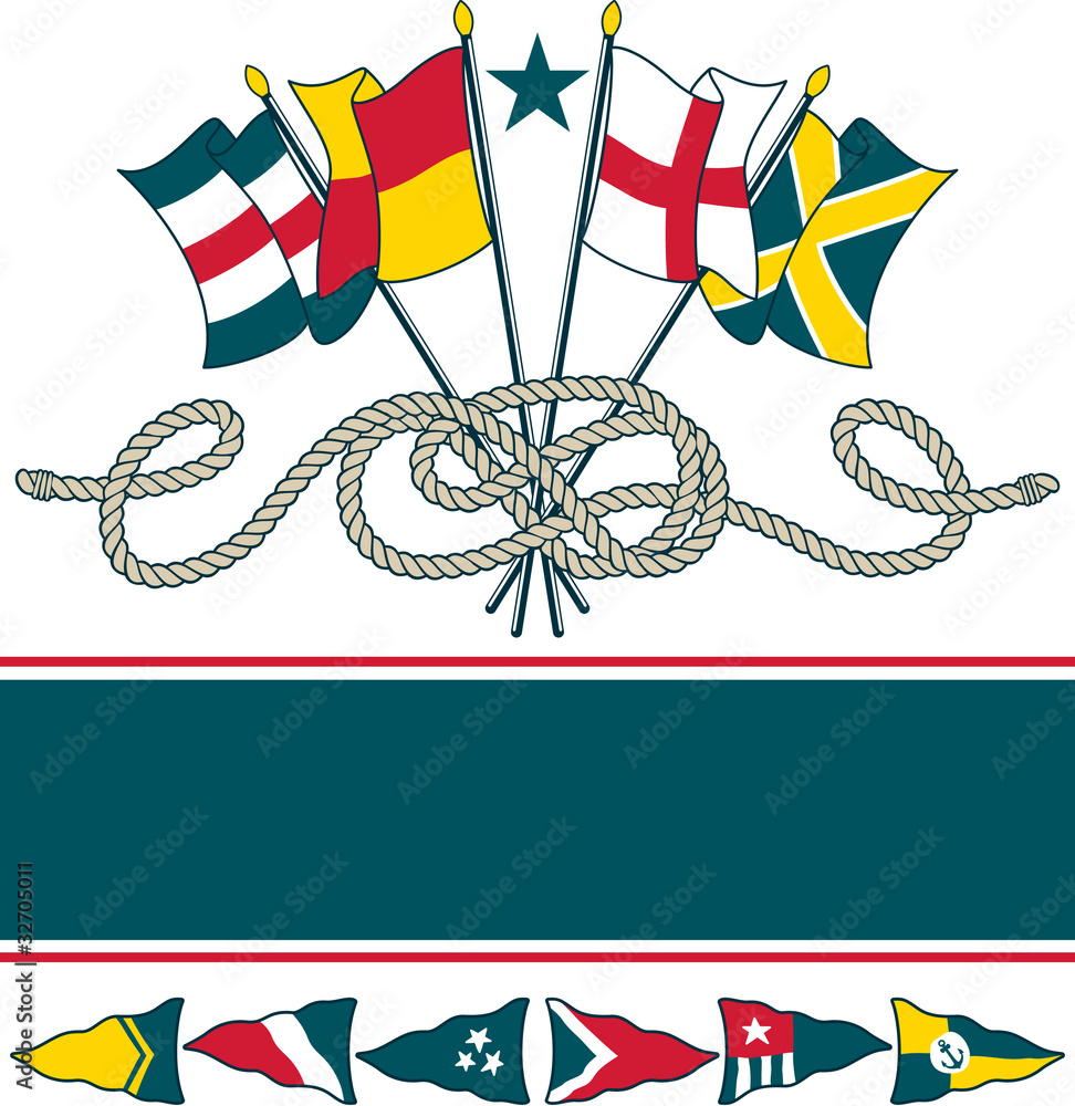nautical flags Stock Vector Adobe Stock