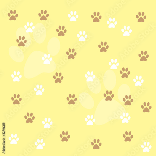 Paw Prints Background