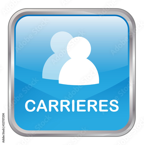 Bouton Web CARRIERES (recherche recrutement chômage emploi cv)