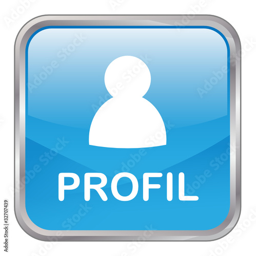 Bouton Web "PROFIL" (mon compte utilisateur options préférences)