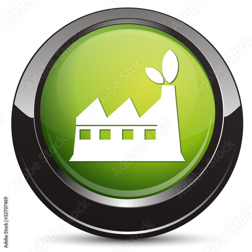 icône usine écologique