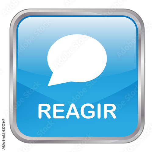 Bouton Web REAGIR (commentaire réaction forum opinions partager)