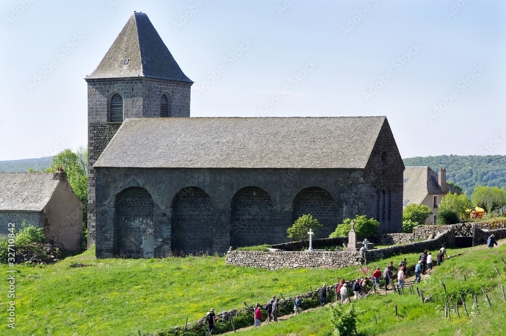 Eglise Notre Dame des Pauvres, Aubrac, Aveyron.