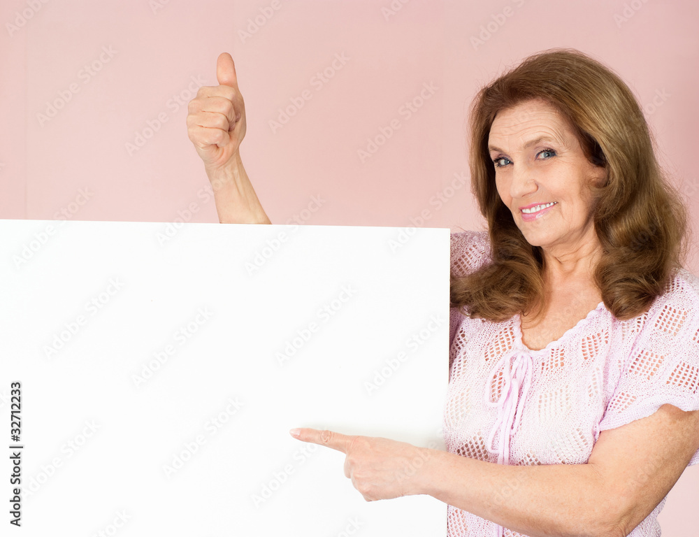 Fototapeta premium nice older woman