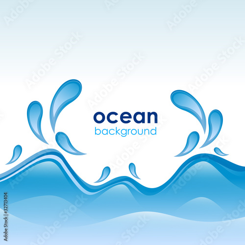 Ocean Background # Vector