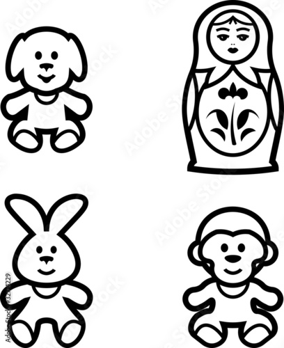 Toys – Funny vector designs