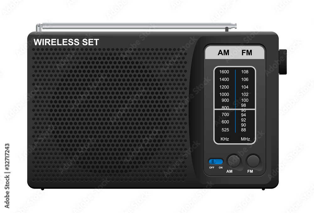 Obraz premium Wireless set. Vector illustration.