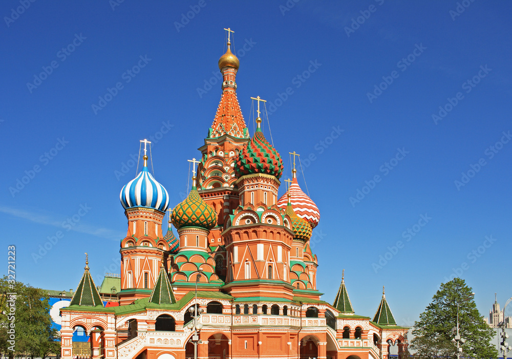 St. Basil's Cathedral at the Red Square in Moscow (Russia)