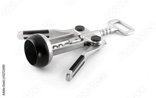 corkscrew isolated over white