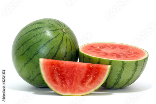 Fotografija watermelon over white background