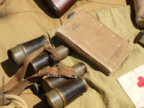 Field Glasses and Bible