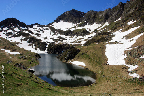 Lac de Bassias Hautacam Pyrénées-2 photo