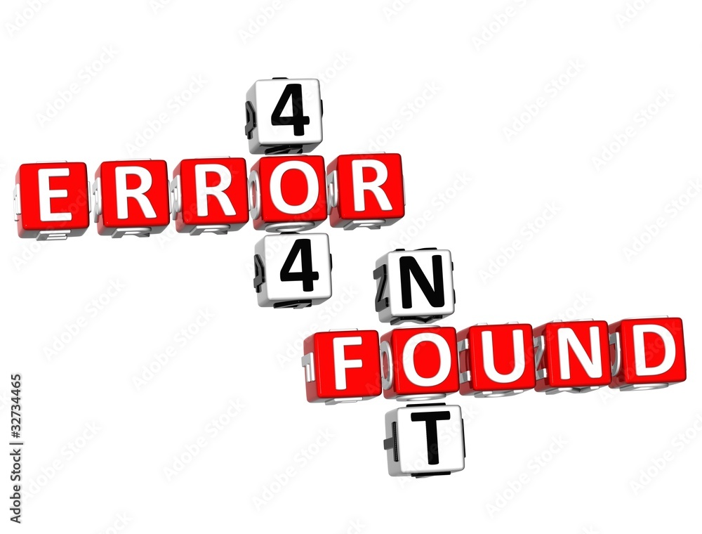 3D Not Found and Error 404 Crossword 3D Not Found and Error 404 Crossword