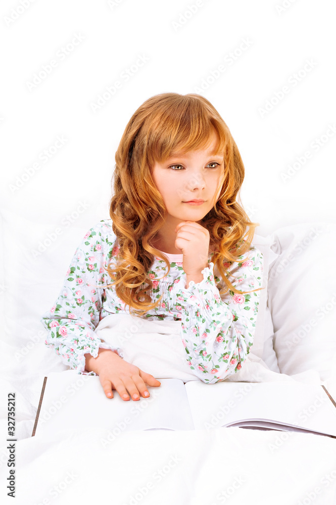 Closeup portrait of adorable little girl Closeup portrait of adorable little girl
