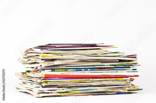 Journals Magazines & cards to recycle