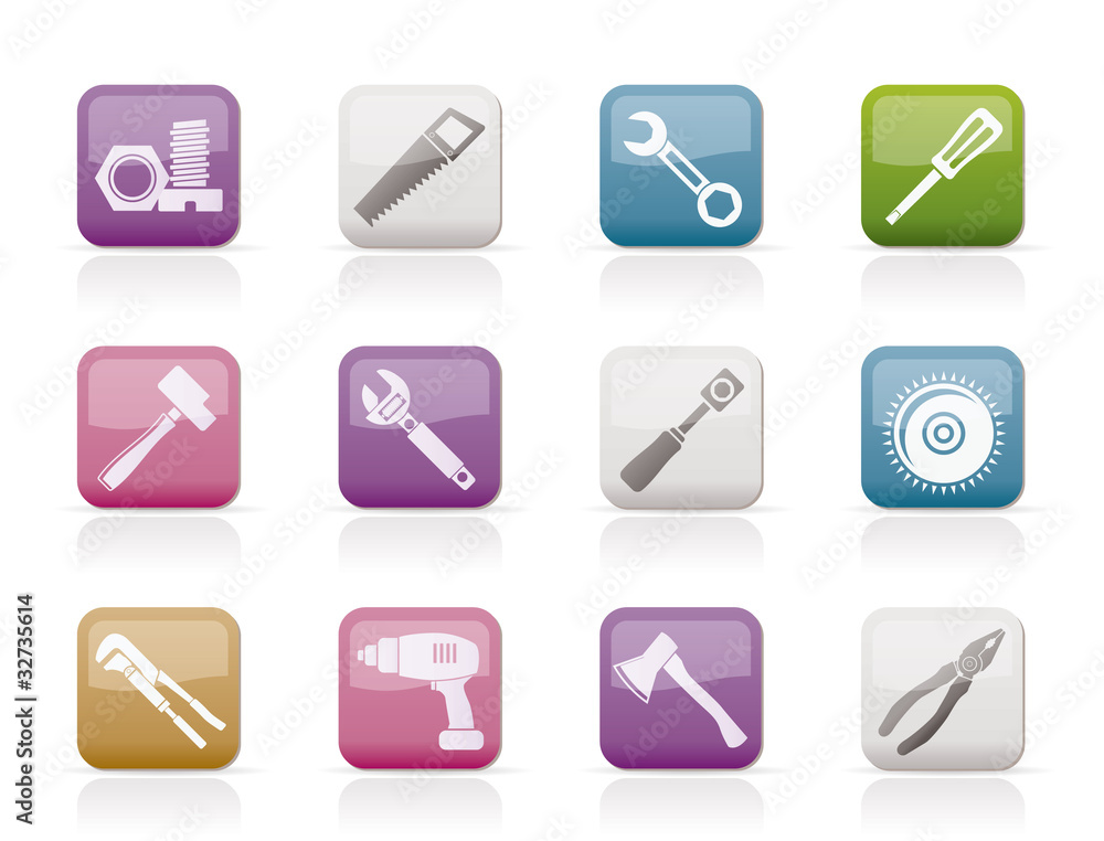 different kind of tools icons - vector icon set different kind of tools icons - vector icon set