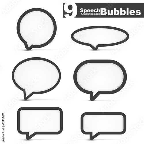 vecteur, bulles collection