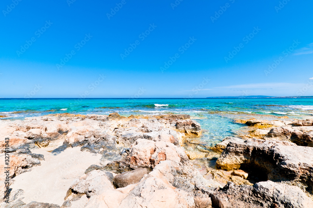Le spiagge dell'isola di Formentera