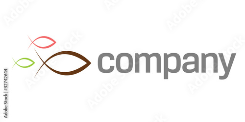 Ichthus symbol logo