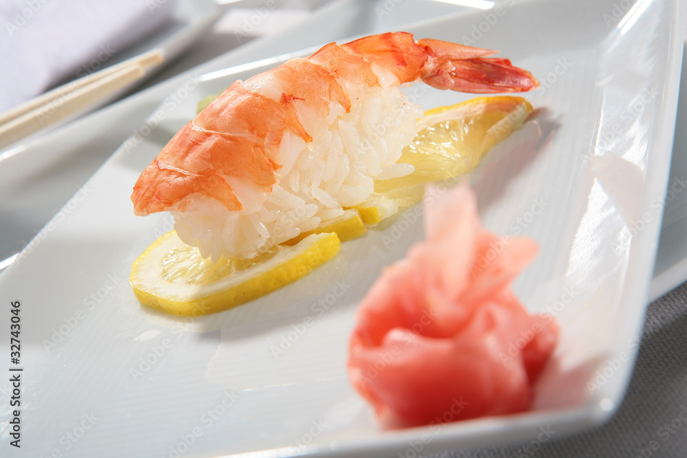 Sushi is popular japanese dish Sushi is popular japanese dish