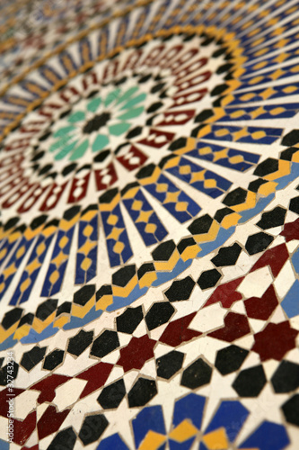 Moroccan mosaic tilework