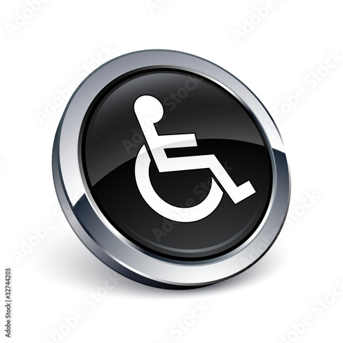 icône bouton internet handicap