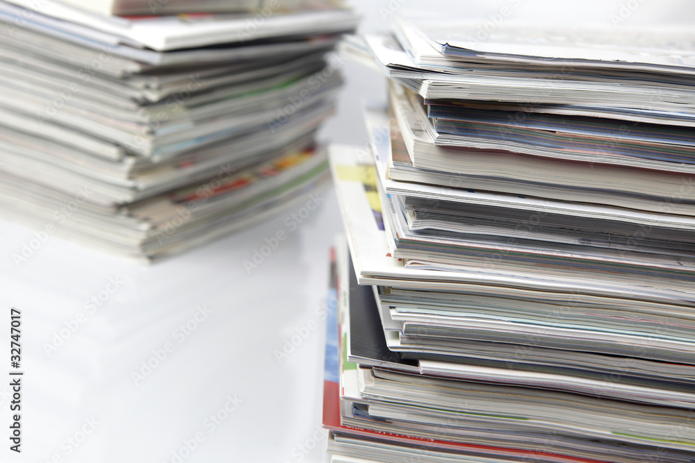 Zeitschriftenstapel Zeitschriftenstapel